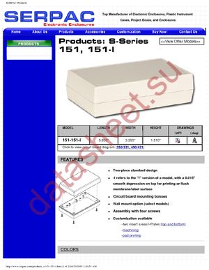 151-I GRAY datasheet  